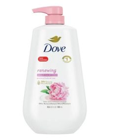 Dove Renewing Liquid Body Wash with Pump Peony and Rose Oil, 30.6 oz (Brand: Dove)
